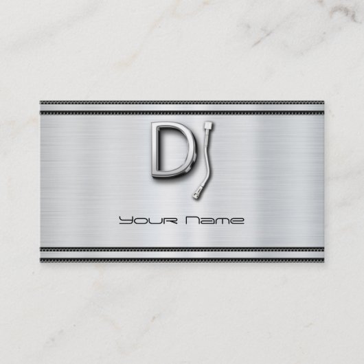 DJ Business Card Visitenkarte (Vorderseite)