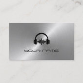 DJ Business Card Visitenkarte (Vorderseite)