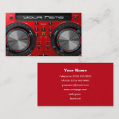 DJ Business Card Visitenkarte (Vorne/Hinten)