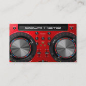 DJ Business Card Visitenkarte (Vorderseite)