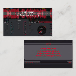 DJ Business Card Visitenkarte
