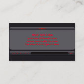 DJ Business Card Visitenkarte (Rückseite)