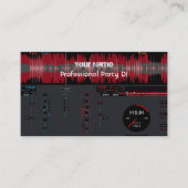 DJ Business Card Visitenkarte (Vorderseite)