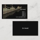 DJ Business Card Visitenkarte (Vorne/Hinten)