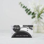 DJ Business Card Visitenkarte (Stehend Vorderseite)