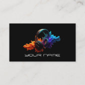 DJ Business Card Visitenkarte (Vorderseite)