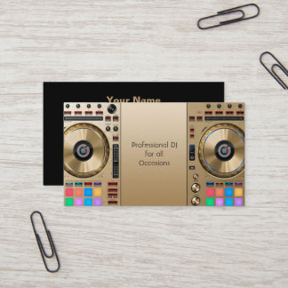 DJ Business Card Visitenkarte