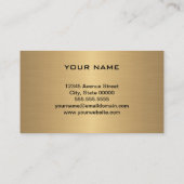 DJ Business Card Visitenkarte (Rückseite)