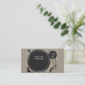 DJ  Business Card Visitenkarte (Stehend Vorderseite)