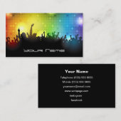 DJ Business Card Visitenkarte (Vorne/Hinten)