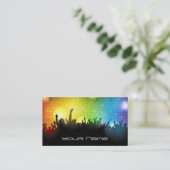 DJ Business Card Visitenkarte (Stehend Vorderseite)