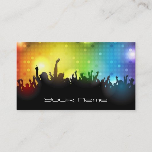 DJ Business Card Visitenkarte (Vorderseite)