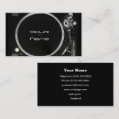 DJ Business Card Visitenkarte (Vorne/Hinten)