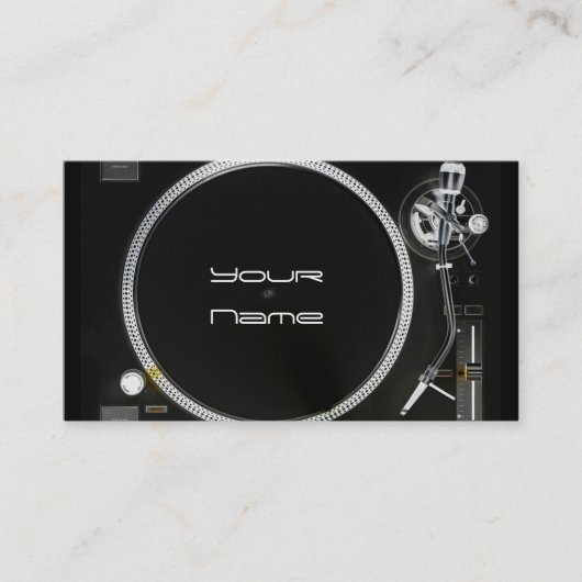 DJ Business Card Visitenkarte (Vorderseite)