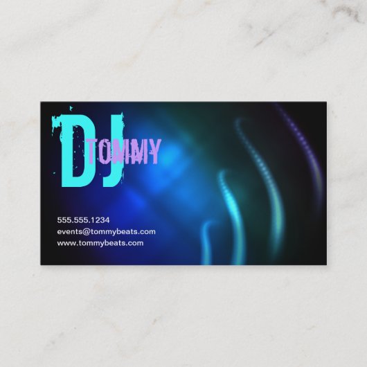DJ Business Card Visitenkarte (Vorderseite)