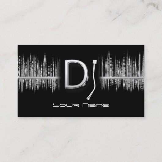 DJ Business Card Visitenkarte (Vorderseite)