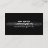 DJ Business Card Visitenkarte (Rückseite)