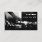 DJ Business Card Visitenkarte (Vorderseite)