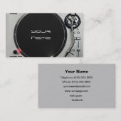 DJ Business Card Visitenkarte (Vorne/Hinten)