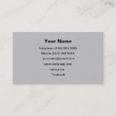 DJ Business Card Visitenkarte (Rückseite)