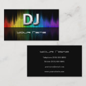 DJ Business Card Visitenkarte (Vorne/Hinten)