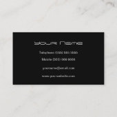 DJ Business Card Visitenkarte (Rückseite)