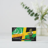 DJ Business Card Visitenkarte (Stehend Vorderseite)