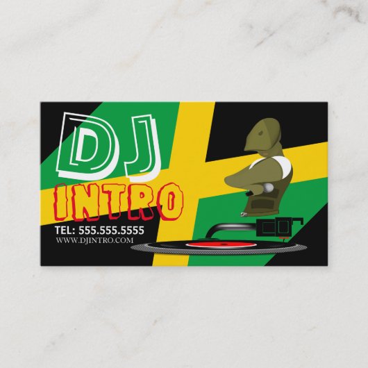 DJ Business Card Visitenkarte (Vorderseite)