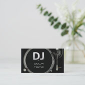 DJ Business Card Visitenkarte (Stehend Vorderseite)