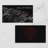 DJ Business Card Visitenkarte (Vorne/Hinten)