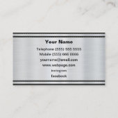 DJ Business Card Visitenkarte (Rückseite)