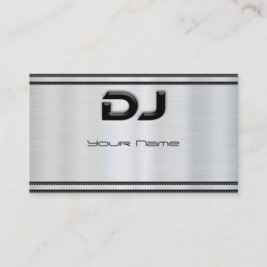 DJ Business Card Visitenkarte (Vorderseite)