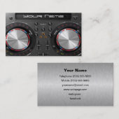 DJ Business Card Visitenkarte (Vorne/Hinten)
