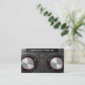 DJ Business Card Visitenkarte (Stehend Vorderseite)