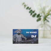 DJ Business Card Visitenkarte (Stehend Vorderseite)