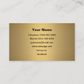 DJ Business Card Visitenkarte (Rückseite)