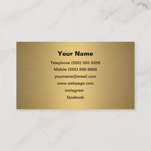 DJ Business Card Visitenkarte (Rückseite)