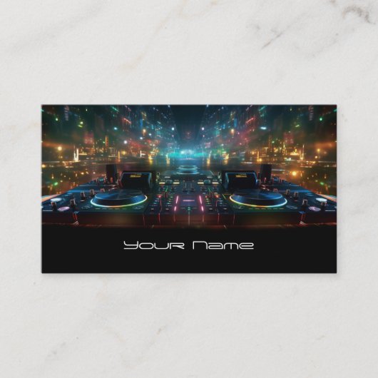 DJ Business Card Visitenkarte (Vorderseite)