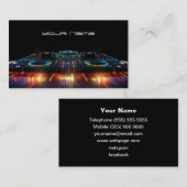 DJ Business Card Visitenkarte (Vorne/Hinten)