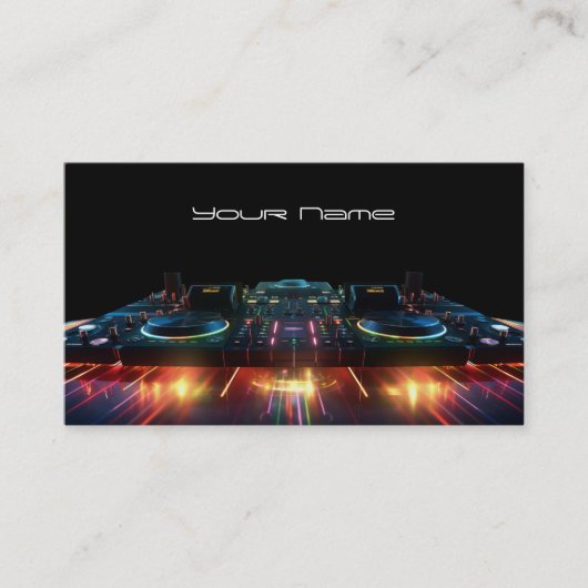 DJ Business Card Visitenkarte (Vorderseite)
