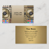 DJ Business Card Visitenkarte (Vorne/Hinten)