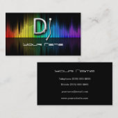 DJ Business Card Visitenkarte (Vorne/Hinten)