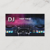 DJ Business Card Visitenkarte (Vorderseite)