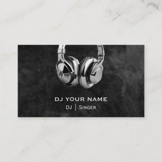DJ Business Card Visitenkarte (Vorderseite)