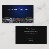 DJ Business Card Visitenkarte (Vorne/Hinten)