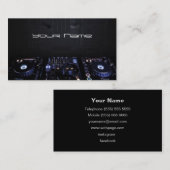 DJ Business Card Visitenkarte (Vorne/Hinten)