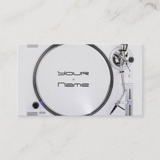 DJ Business Card Visitenkarte (Vorderseite)