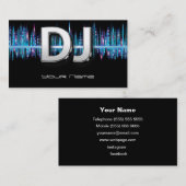 DJ Business Card Visitenkarte (Vorne/Hinten)