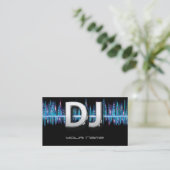 DJ Business Card Visitenkarte (Stehend Vorderseite)