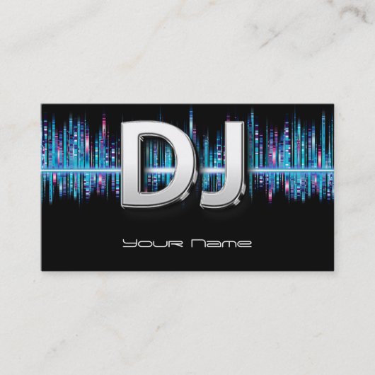 DJ Business Card Visitenkarte (Vorderseite)